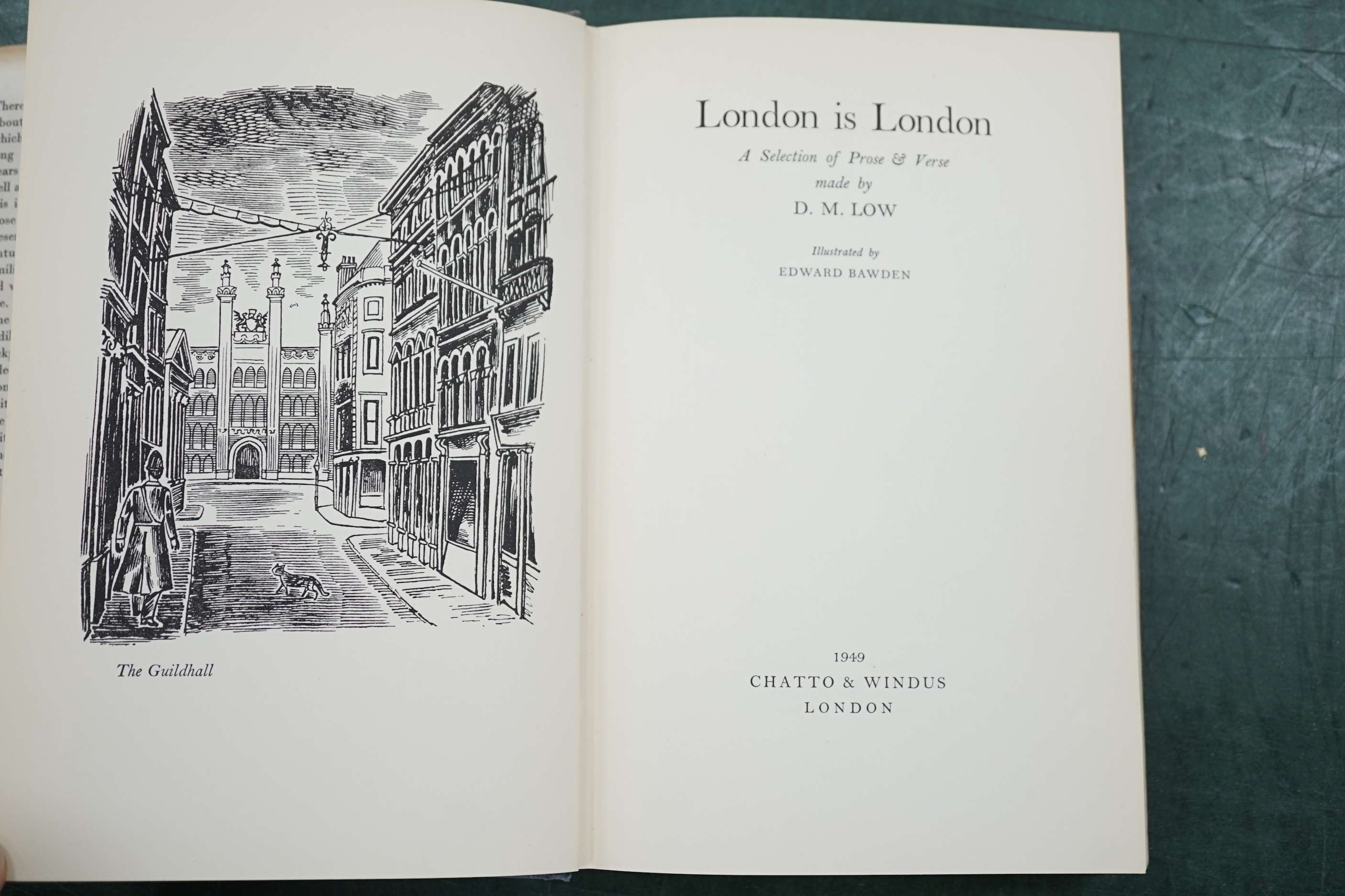 Bawden, Edward - 19 works, about or illustrated by:- Malory, Sir Thomas - Malory’s Chronicles of King Arthur, 3 vols, Folio Society, 1982, in slip case; Herodotus, translated by Harry Carter, one of 1500 signed by the il